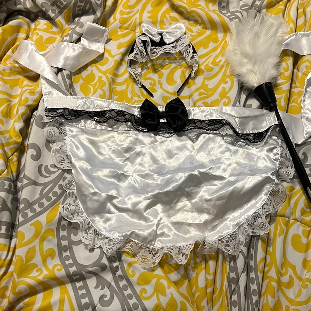 NWOT Sexy maid costume lingerie. Accessories for Halloween